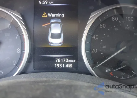 2018 Infiniti Q50 3.0T Luxe z USA, uszkodzony, nr VIN JN1EV7APXJM354617